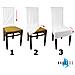 Set 6 Vestisedia Quadrato Antimacchia Made In Italy Bianco - Foto miniatura 5