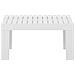 Set Divani Da Giardino Con Cuscini 3 Pz In Plastica Bianco - Foto miniatura 5