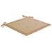 Sedie da Giardino con Cuscini Beige 3 pz Massello di Teak - Foto miniatura 2