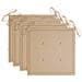 Sedie da Giardino con Cuscini Beige 3 pz Massello di Teak - Foto miniatura 5