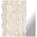 Specchio Bianco 110x50 Cm In Legno Massello Di Mango - Foto miniatura 5