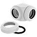 Hydro X Series Xf Hardline 90 14mm Od Fittings Twin Pack White (cx-9052020-ww) - Foto miniatura 2