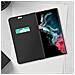 Custodia Samsung Galaxy S22 Ultra Portacarte Luna Book Gold Nera - Foto miniatura 4