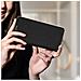 Custodia Samsung Galaxy S22 Ultra Portacarte Luna Book Gold Nera - Foto miniatura 5