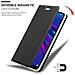 Custodia Compatibile Con Huawei Y6 2019 In Classy Nero - Coperchio Protettiva Con Chiusura Magnetica, Funzione Stand E Tasca Per Le Carte - Foto miniatura 8