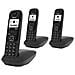 Telefono DECT Cordless AS490 Trio Con Identificatore di Chiamata e Vivavoce Colore Nero - Foto miniatura 2