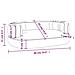 Letto Cani Ergonomico Gommapiuma Blu Scuro 88x65 Cm Similpelle - Foto miniatura 6