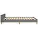 Giroletto senza Materasso Grigio Scuro 140x190 cm Tessuto - Foto miniatura 6