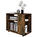Tavolino Da Salotto Rovere Fumo 70x35x55cm Legno Multistrato - Foto miniatura 4