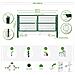 Cancello A Battente In Rete Metallica 3m Razo 300b120 Verde - Foto miniatura 8