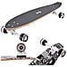 0721017 skateboard completo Tavola lunga Legno d'acero Nero, Bianco - Foto miniatura 1