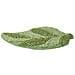 Tappeto A Foglia Casa Bagno Cotone Spugna Morbida Antiscivolo Leaf Salvia - Foto miniatura 4