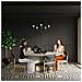 Lampadario Piccolo 3 Nero Sl. 0856 - Moderno Lampadari Nero 100x45x45 Cm - Foto miniatura 7