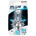 H4 Blue Power Lampadina Alogena Per Luci Auto 12v 55w P43t - Foto miniatura 1