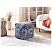 Pouf Sanawan Viscosa Blu Scuro 50 Cm 50 Cm 50 Cm - Foto miniatura 1