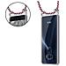 Catena Di Telefoni Cellulari Compatibile Con Asus Zenfone 3 (5,2"" Zoll) In Rosso Bianco - Coperchio Protettivo In Silicone Con Anelli D'argento, Cinturino In Corda E Custodia Staccabile - Foto miniatura 7