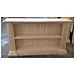 Libreria A Giorno Intagliata Legno Grezzo 177x40x101 - Foto miniatura 1