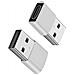 Adattatore Usb-c A Usb Da 2 Pezzi Per Trasferimento Dati E Ricarica Silver - Foto miniatura 2