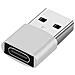 Adattatore Usb-c A Usb Da 2 Pezzi Per Trasferimento Dati E Ricarica Silver - Foto miniatura 3