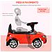 Macchinina per Bambini Cavalcabile con Volante, Fari e Musiche, Età 18-36 Mesi, Rosso - Foto miniatura 3