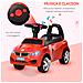 Macchinina per Bambini Cavalcabile con Volante, Fari e Musiche, Età 18-36 Mesi, Rosso - Foto miniatura 4