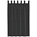 Tende In Voile Con Linguetta 2 Pz Nero - Foto miniatura 2
