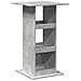 Tavolo Bar Portaoggetti Grigio Cemento 60x60x102 Cm Multistrato - Foto miniatura 2