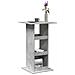 Tavolo Bar Portaoggetti Grigio Cemento 60x60x102 Cm Multistrato - Foto miniatura 1
