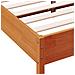 Lusso Casadino -  Letto Senza Materasso Marrone Cera 135x190 Cm In Legno Di Pino - Foto miniatura 6