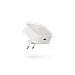 ZESC18W / 00 Caricabatterie per dispositivi mobili Cuffie, Smartphone, Universale Bianco AC Carica wireless Ricarica rapida Interno - Foto miniatura 1