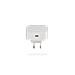 ZESC18W / 00 Caricabatterie per dispositivi mobili Cuffie, Smartphone, Universale Bianco AC Carica wireless Ricarica rapida Interno - Foto miniatura 5