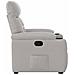 Poltrona Alzapersona Reclinabile Grigio Nuvola in Tessuto - Foto miniatura 6