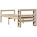 Letto per Anziani con Testiera 90x200 cm Legno Massello Pino - Foto miniatura 6