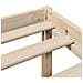Letto per Anziani con Testiera 90x200 cm Legno Massello Pino - Foto miniatura 9
