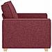 Poltrona Divano Rosso Vino 60 cm Tessuto - Foto miniatura 5