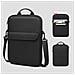 Borsa Per Laptop Da Lavoro Con Maniglia - Custodia Impermeabile E Antiurto Per Tablet Black 11 Pollici - Foto miniatura 2