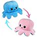 Peluche Reversibile Polpo Rosa/azzurro Pupazzo 20 X 10 Cm - Foto miniatura 1
