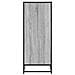 Scarpiera Grigio Sonoma 75x38x97,5 cm Legno Multistrato Metallo - Foto miniatura 5