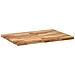 Piano Tavolo Rettangolare 120x70x4cm Legno Massello di Acacia - Foto miniatura 6