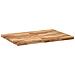 Piano Tavolo Rettangolare 120x70x4cm Legno Massello di Acacia - Foto miniatura 8