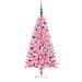 Albero di Natale con 150 LED con supporto Rosa 150 cm PVC - Foto miniatura 4