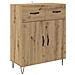 Credenza con cassetto Rovere artigianale 69,5 x 34 x 180 cm - Foto miniatura 6