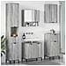 Set di mobili per il bagno con cassetto con porta Grigio Sonoma - Foto miniatura 2