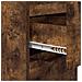 Comodini 2 pcs Rovere fumé 30,5 x 30 x 43 cm Legno multistrato - Foto miniatura 9