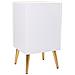 Comodino In Legno Bianco 39,5x36x70,5 - Foto miniatura 4