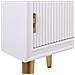 Comodino In Legno Bianco 39,5x36x70,5 - Foto miniatura 6