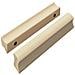 Maniglia Dritta 2 pcs Colore Legno Naturale 130 x 25 x 30 mm - Foto miniatura 1