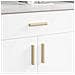 Maniglia Dritta 2 pcs Colore Legno Naturale 130 x 25 x 30 mm - Foto miniatura 2