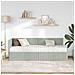Struttura Letto Angolare con Materasso 2 pcs Grigio chiaro - Foto miniatura 3