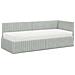 Struttura Letto Angolare con Materasso 2 pcs Grigio chiaro - Foto miniatura 4